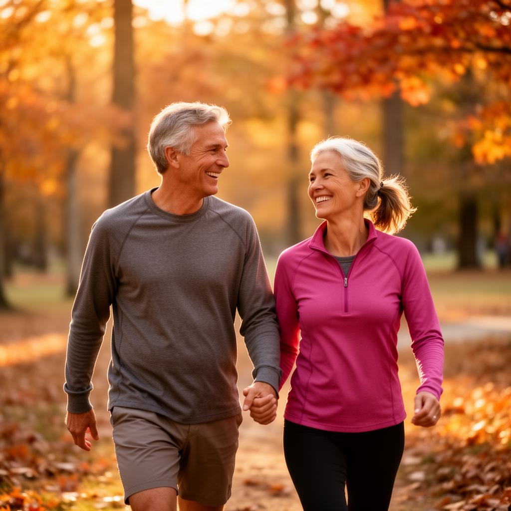 Active couple enjoying life